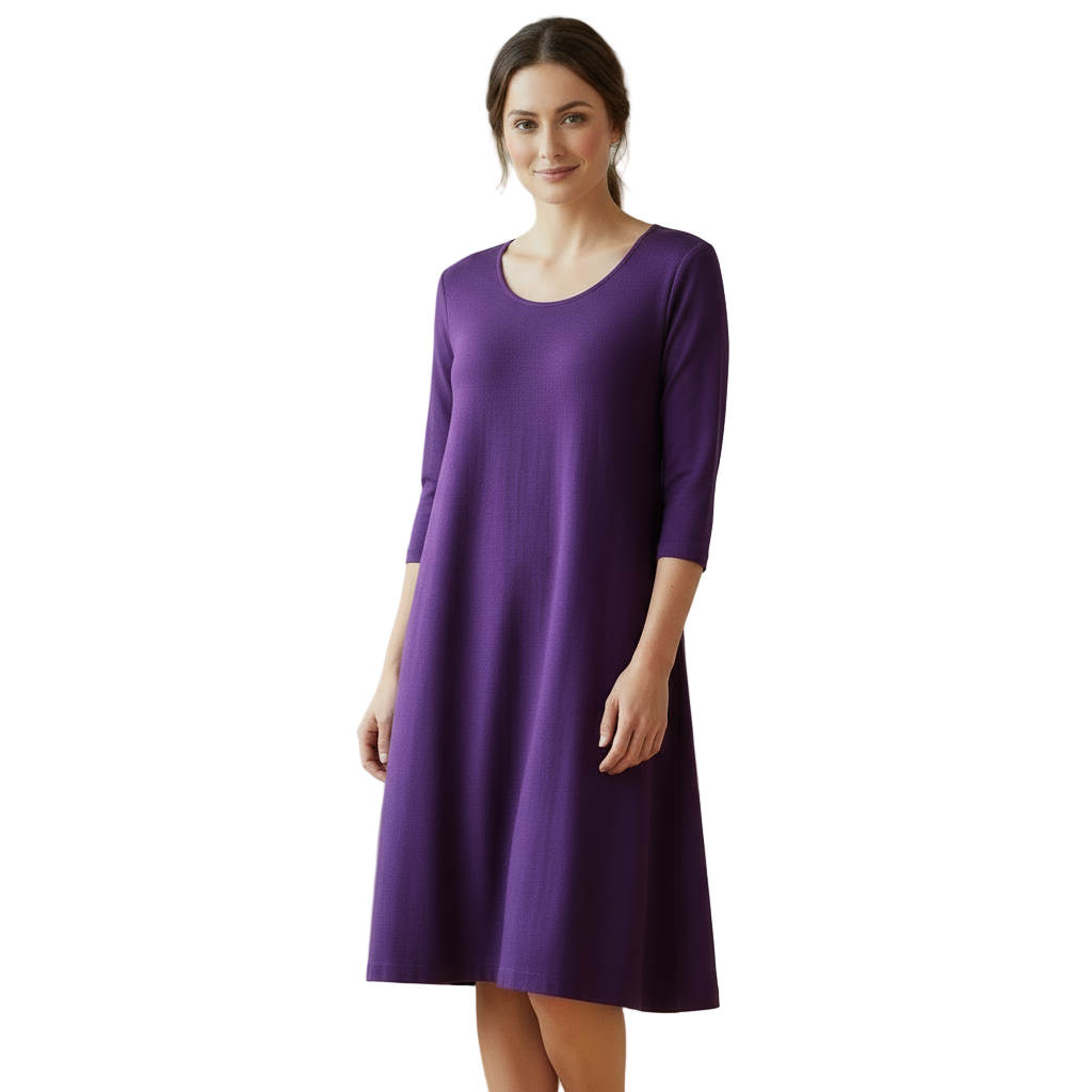 Purple Alice Relaxed-Fit Dress