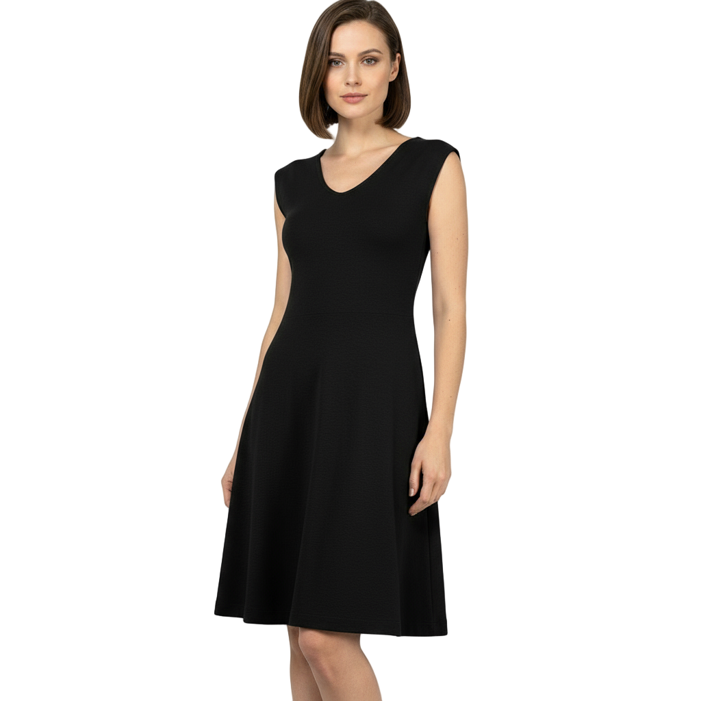Solid Black Katie dress