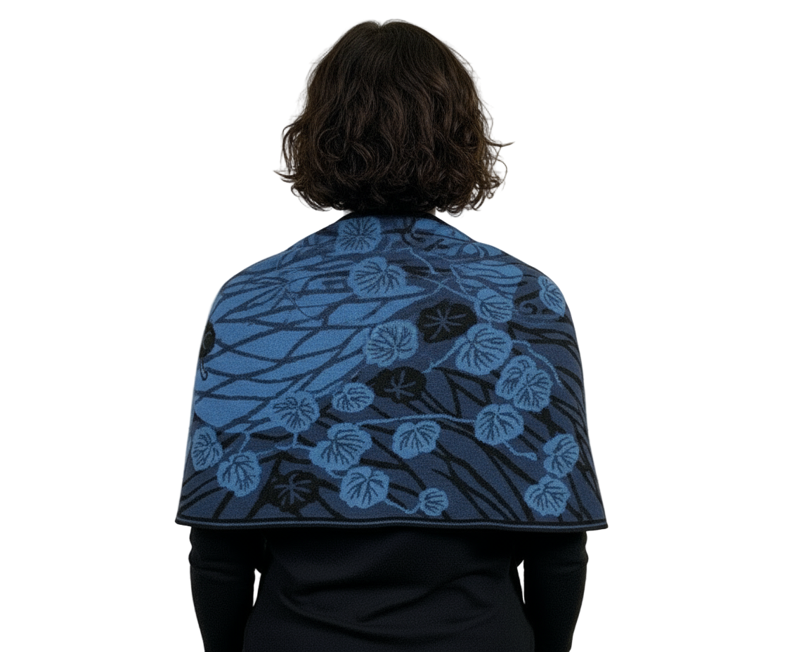 Moonscape Denim, Black, Light Blue Wrap