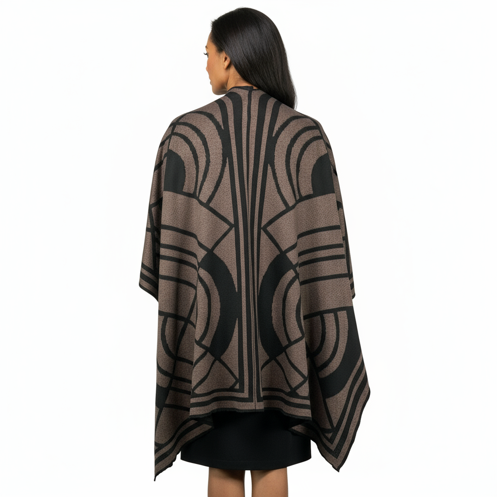 Deco Cape Black & Bronze