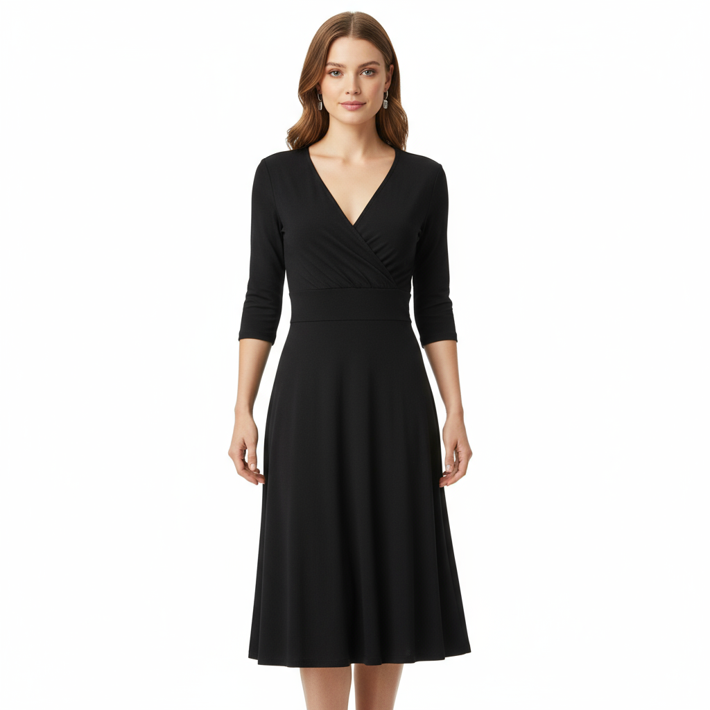 Solid Black Cotton Bamboo Betsy