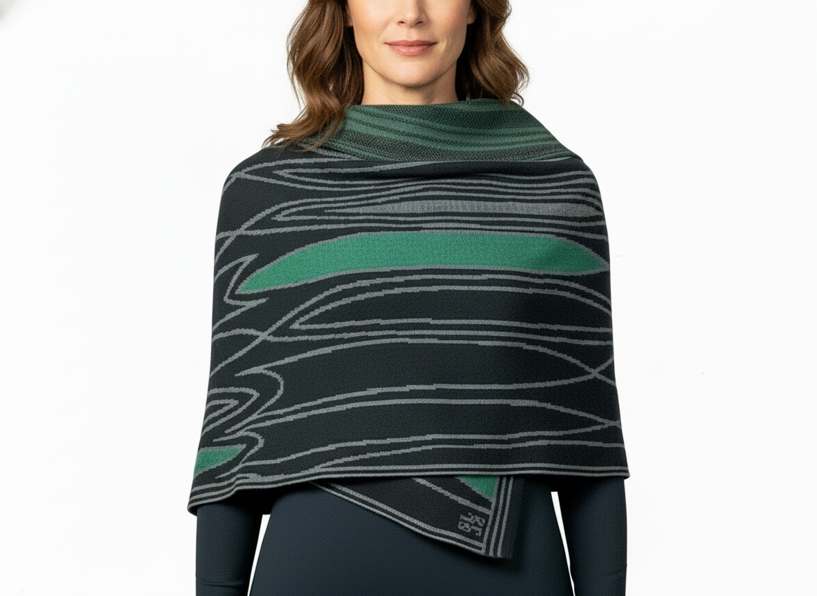 Mid-Century Black, Dark Grey, Hunter Green