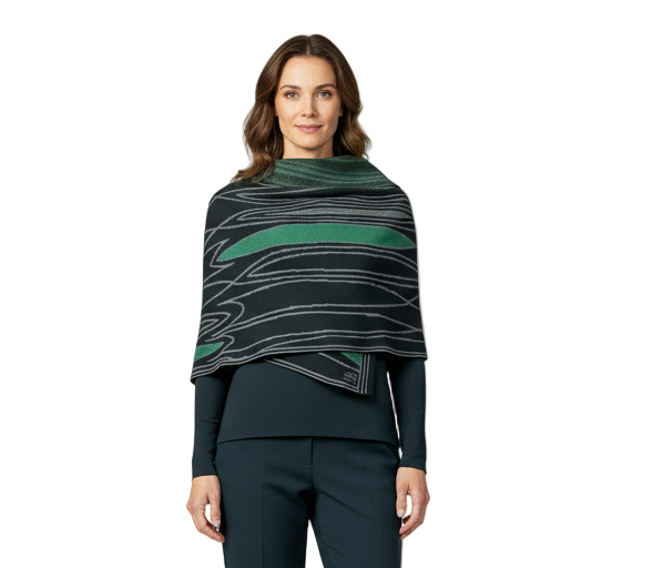 Mid-Century Black, Dark Grey, Hunter Green