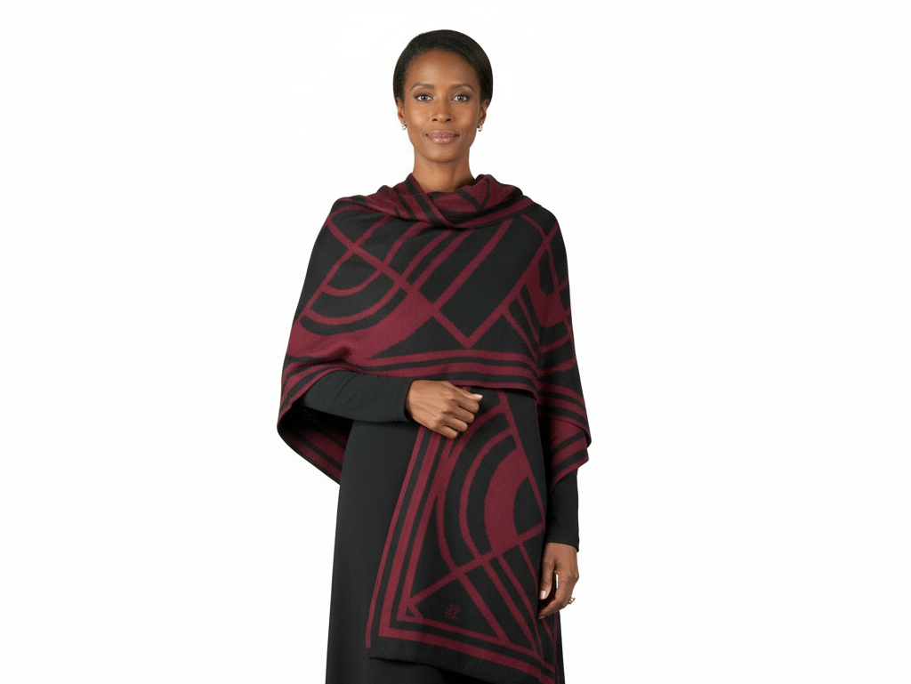 Deco Cape Black & Cabernet