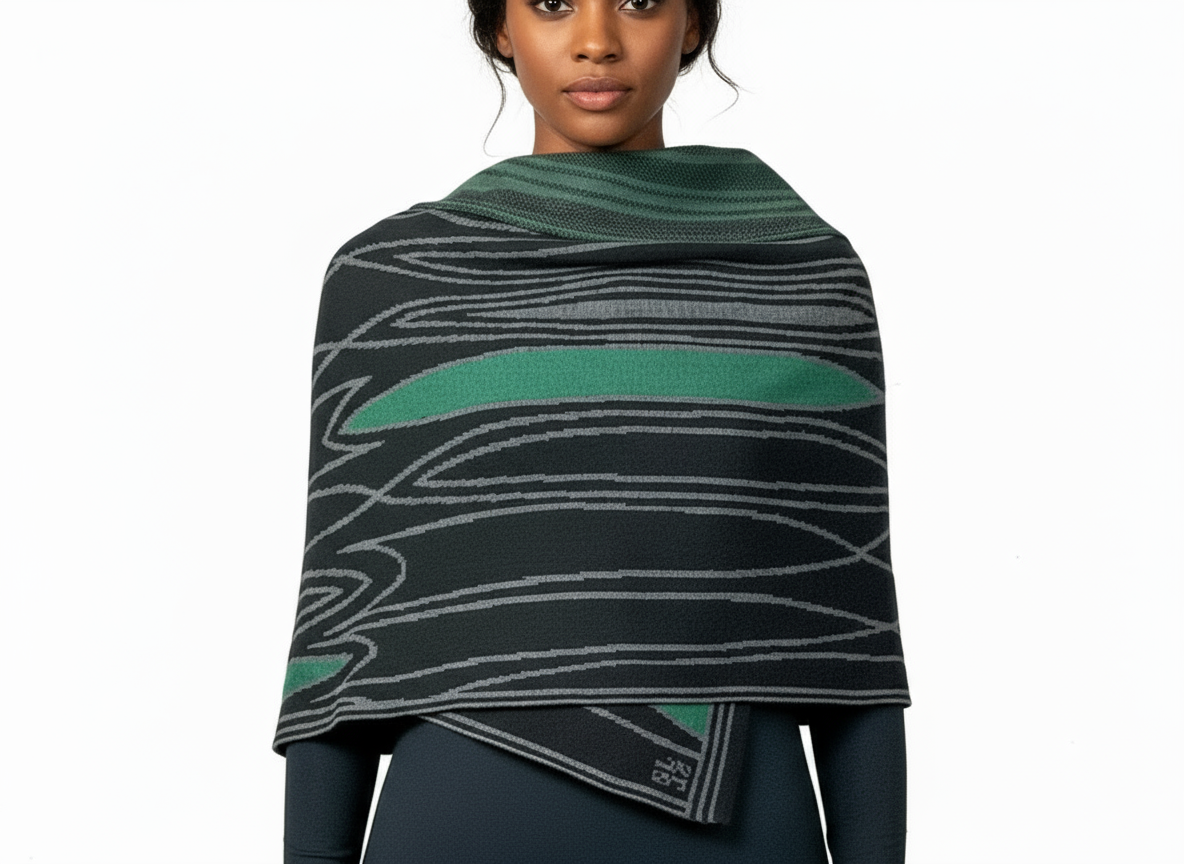 Mid-Century Black, Dark Grey, Hunter Green