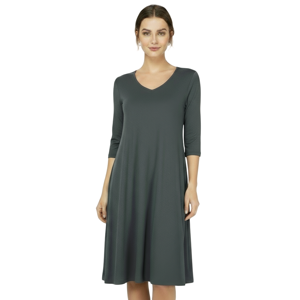 Alice Aline Grey Relaxed-Fit Dress