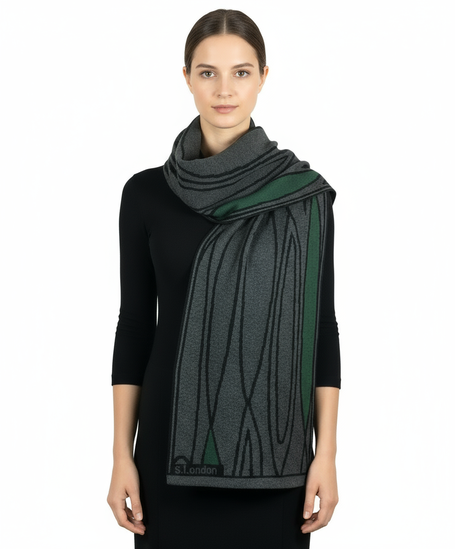 Mid-Century Dark Grey, Hunter Green, Black