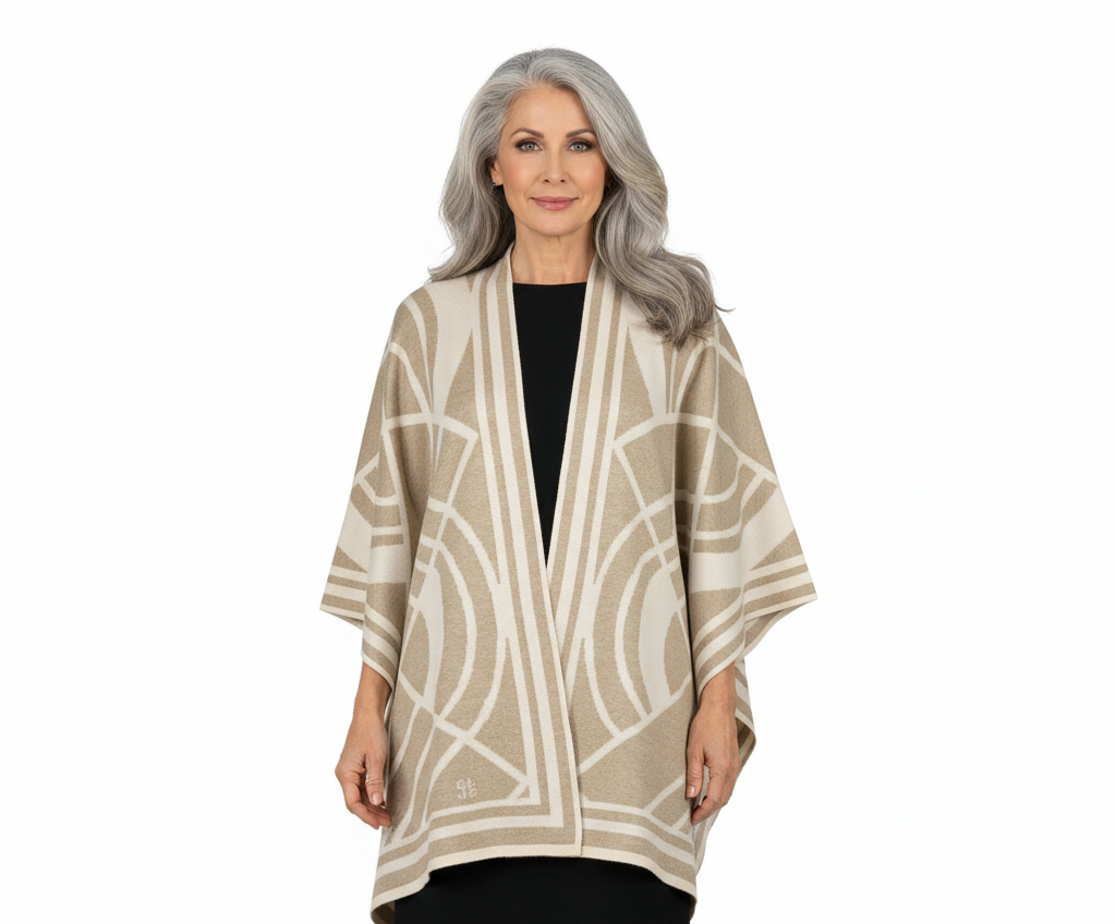 Deco Cape Cream and Sand