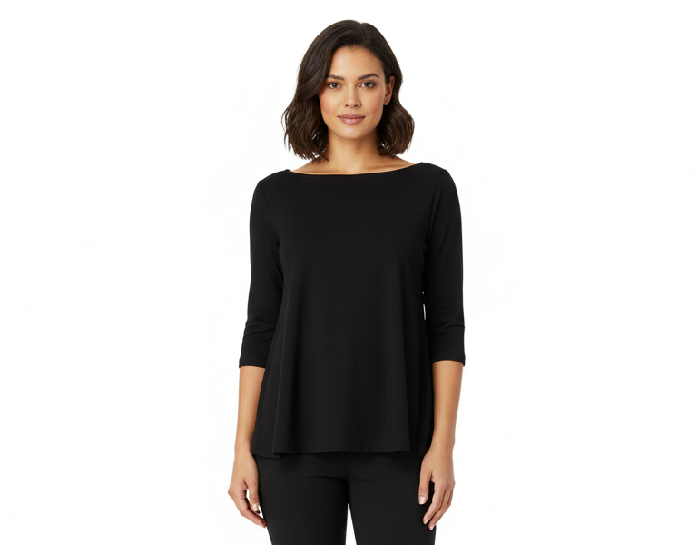 Solid Ava Top Half Sleeve