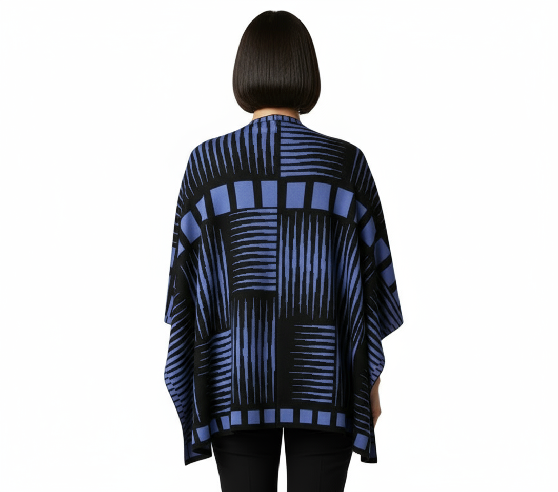 Tides: Reversible Cape Black Light Blue