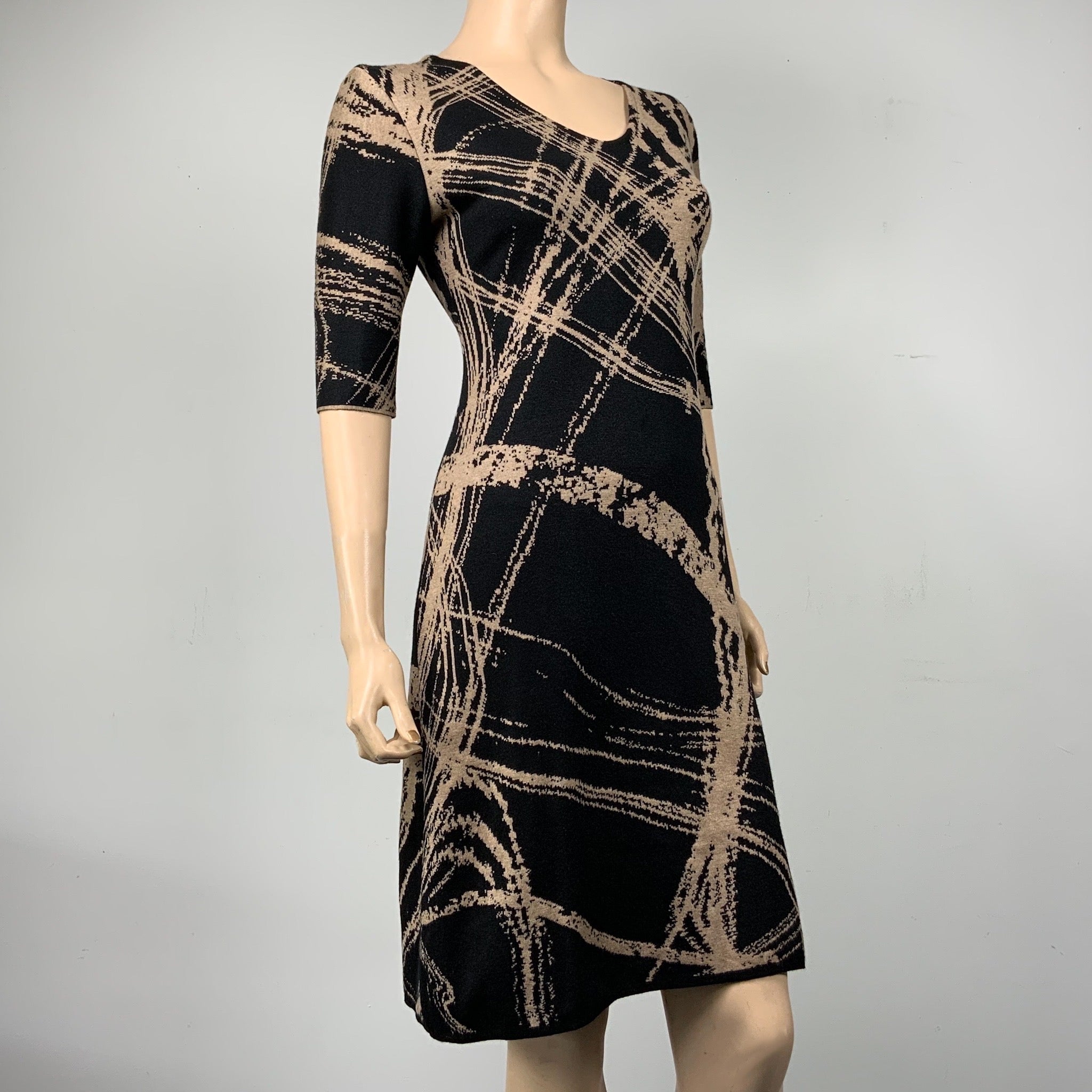 Mirage Amanda Dress Black and Sand