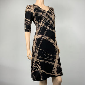 Mirage Amanda Dress Black and Sand