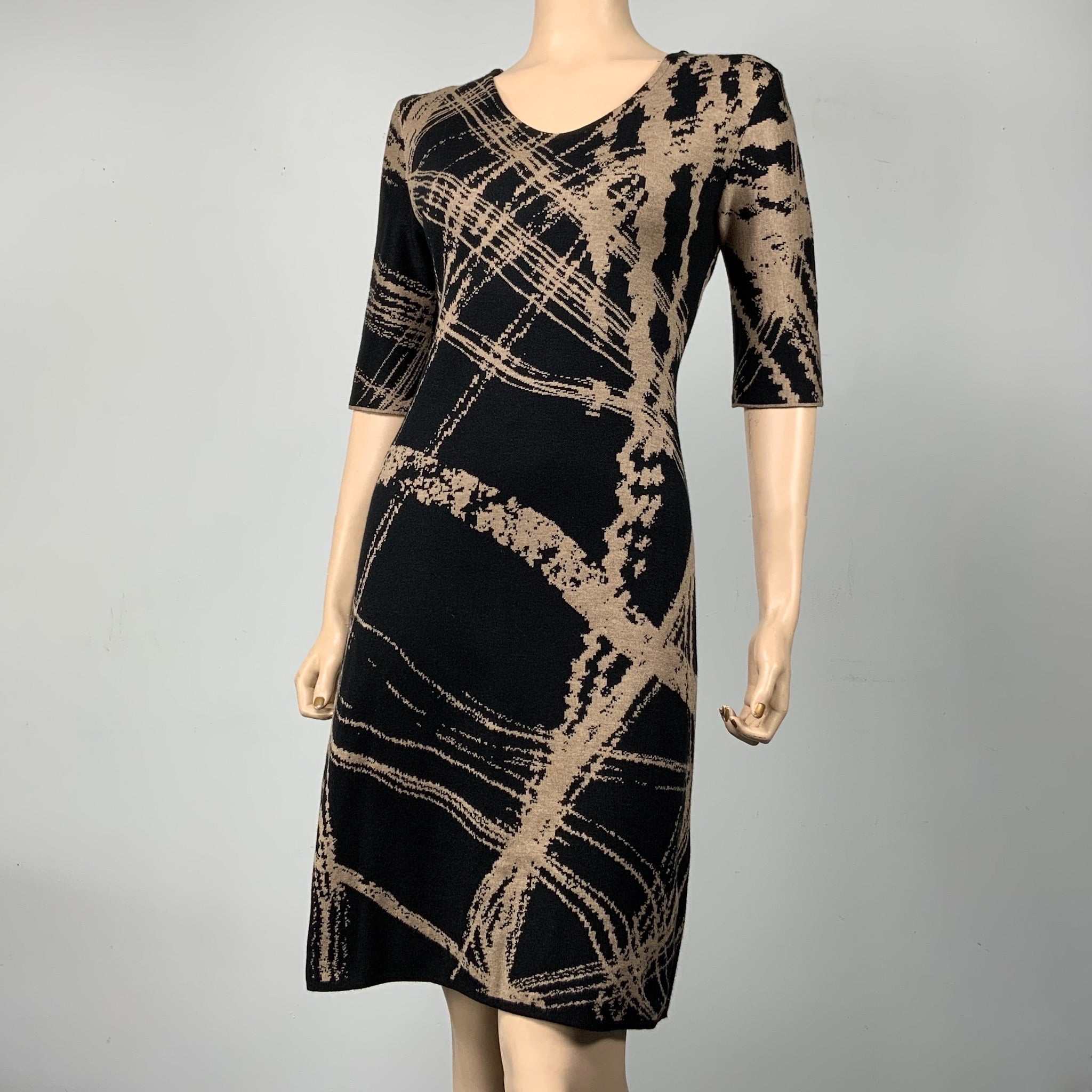 Mirage Amanda Dress Black and Sand