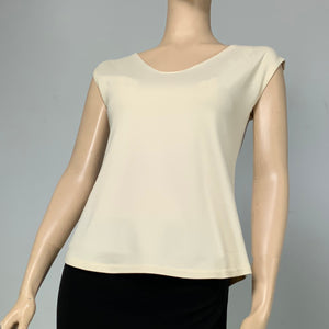Solid Ava Top Cap sleeve