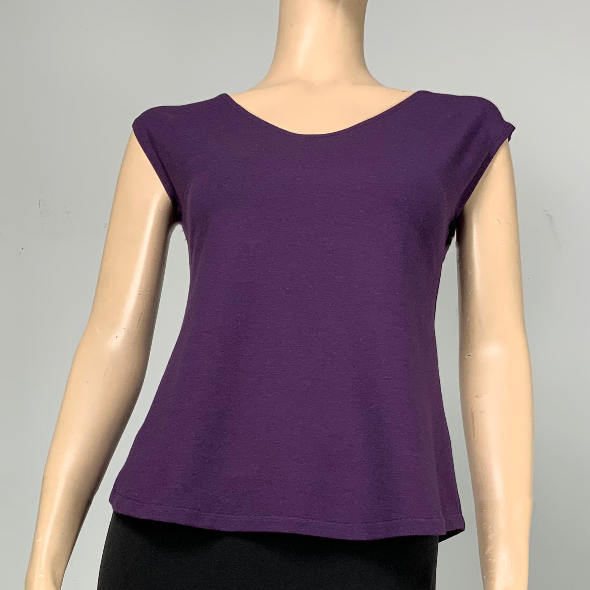 Solid Ava Top Cap sleeve