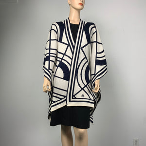 Deco Cape Black & Cream