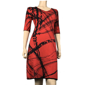 Mirage Amanda Dress Black and Red