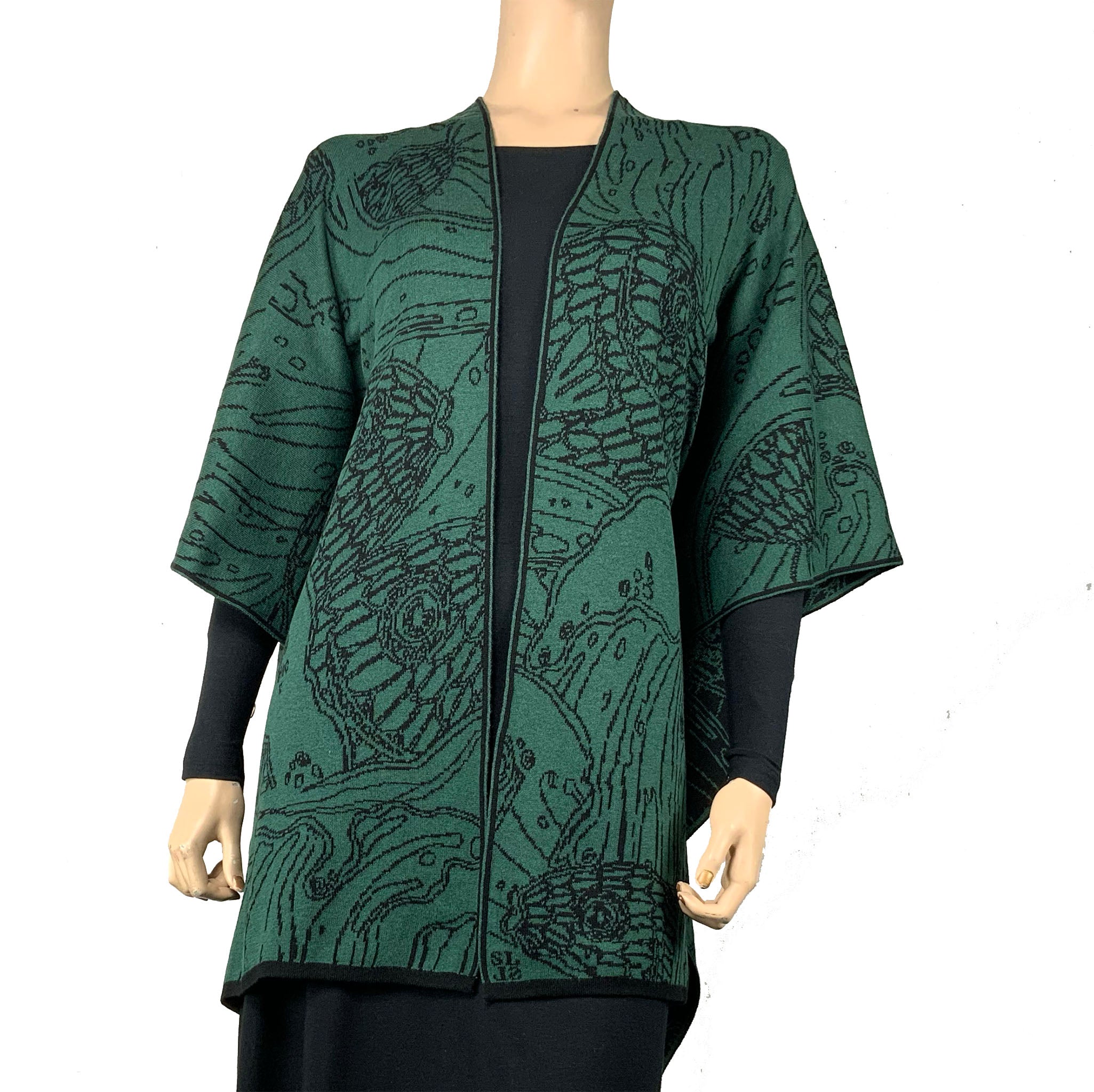 Ocean Cape Black and Hunter Green