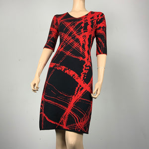 Mirage Amanda Dress Black and Red