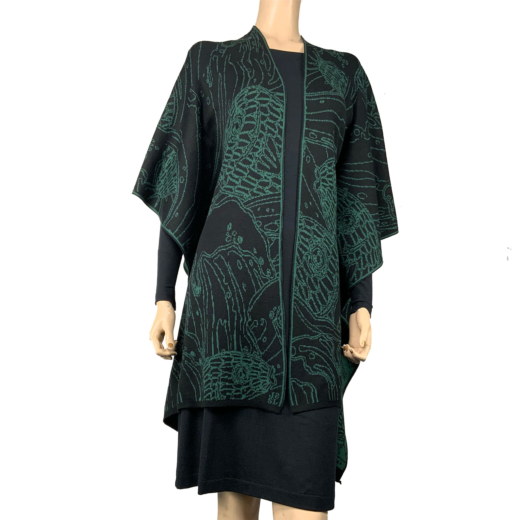 Ocean Cape Black and Hunter Green