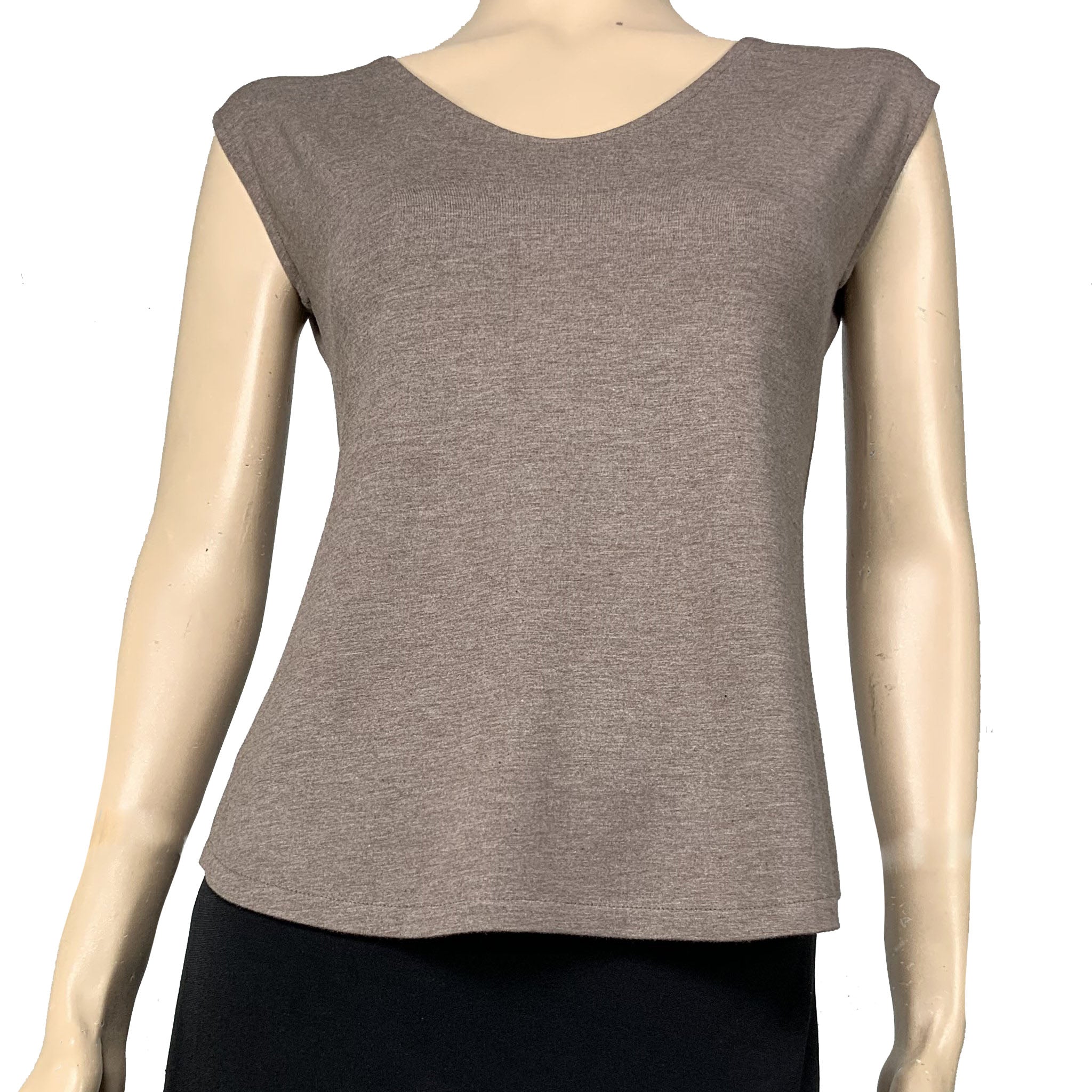 Solid Ava Top Cap sleeve