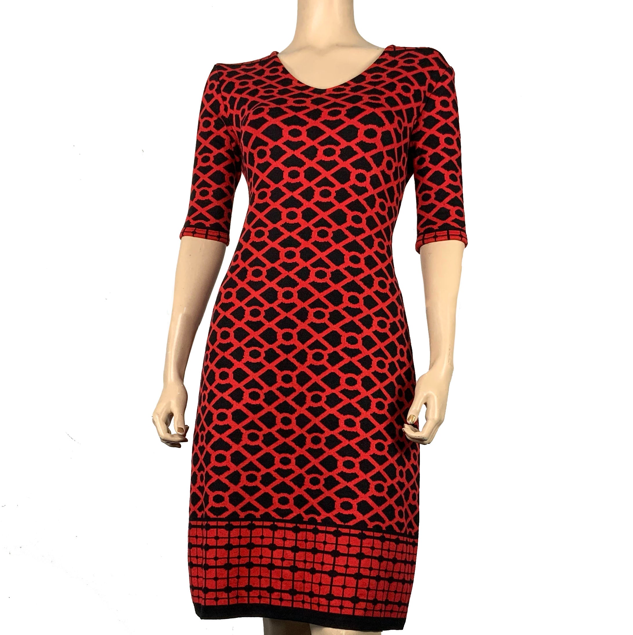 Bus Stop Amanda Dress Black and Red