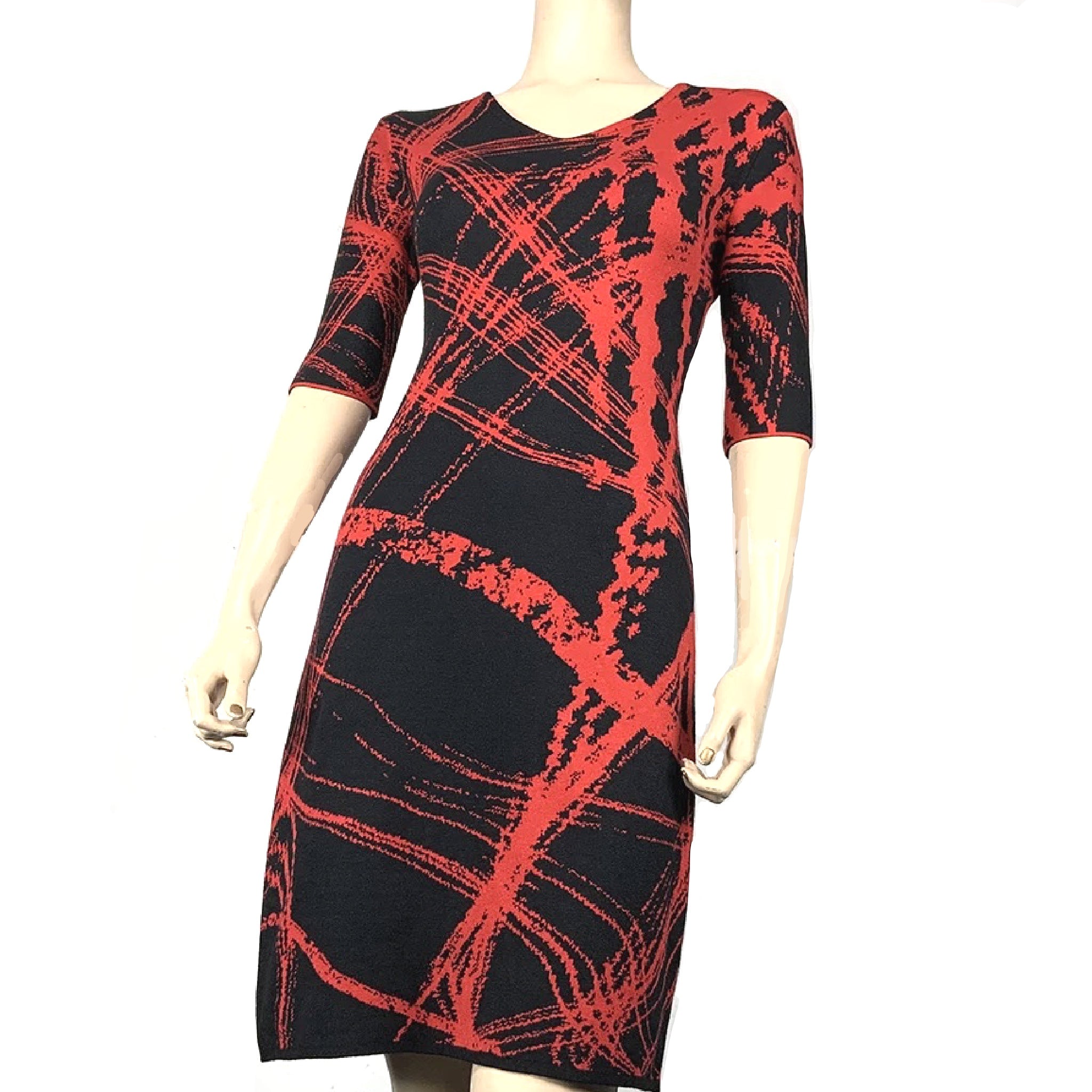 Mirage Amanda Dress Black and Red