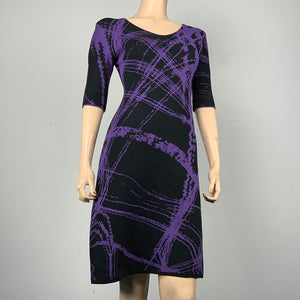 Mirage Amanda Dress Black and Purple