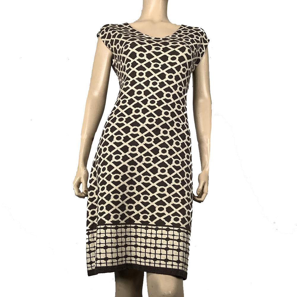 Bus Stop Amanda Dress Bronze and Cream