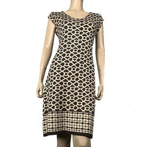 Bus Stop Amanda Dress Bronze and Cream