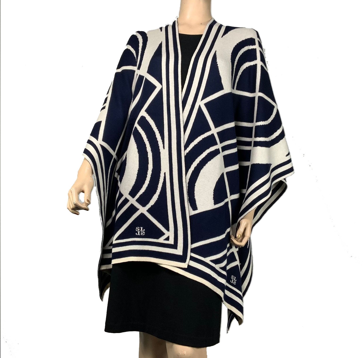 Deco Cape Black & Cream