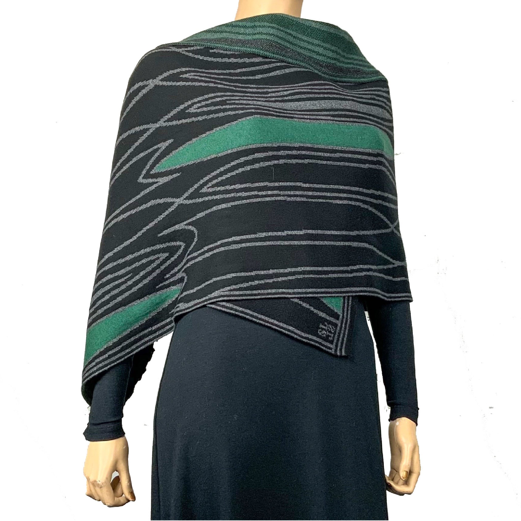 Mid-Century Black, Dark Grey, Hunter Green
