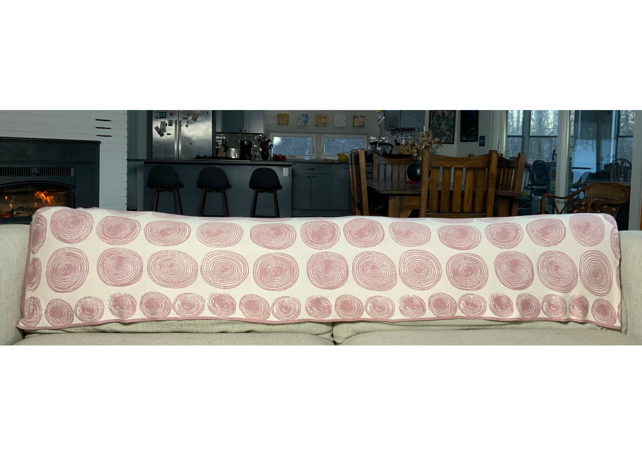 Spiral Blush Blanket