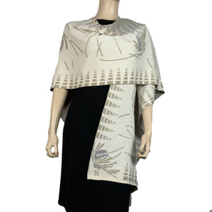 Blossom Cream, Beige, Grey Cape