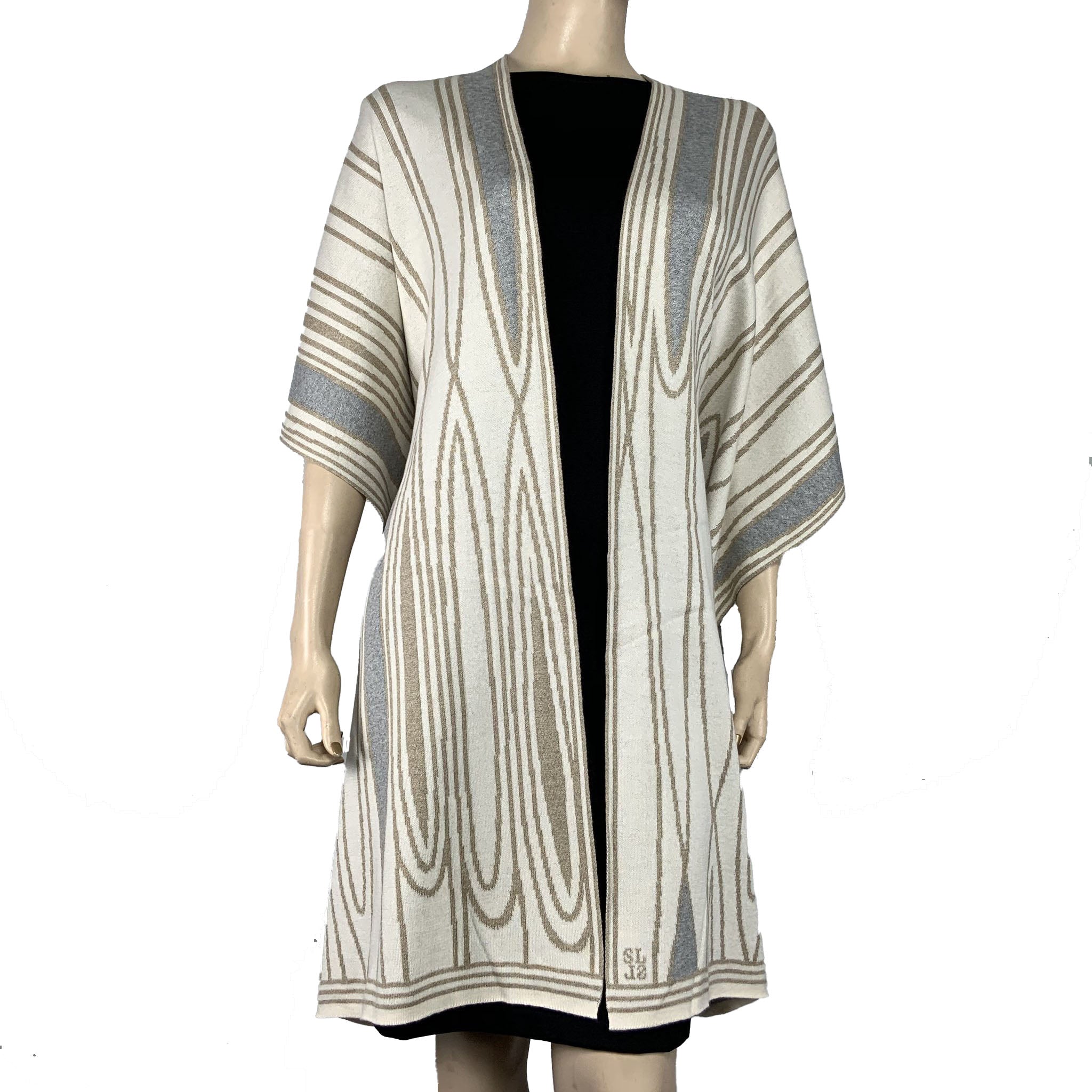 Mid Century Cape Sand, Cream and Charcoal