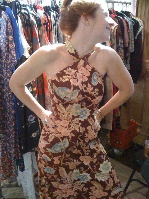 Brooklyn flea worn by Madely 1970's vintage dress